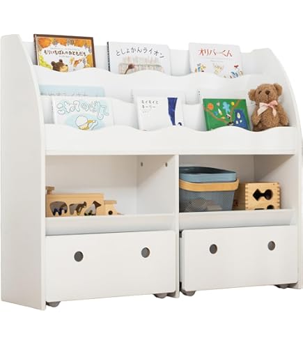 Amazon.co.jp: 木遊舎(MOKUYUSYA) 絵本棚【完成品】天然木製ひのき材